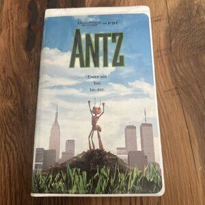 Antz (VHS, 1999, Clamshell) Family Movie Night Rated PG Woody Allen Sharon Stone
